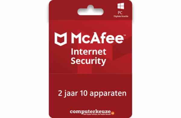 McAfee Internet Security 10 apparaten 2 jaar McAfee Antivirus