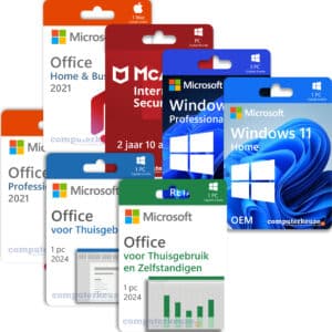 Goedkope Office 2021 licentie McAfee Antivirus en Windows 11 Home of Pro Office 2024 Thuisgebruik Office 2024 Thuisgebruik en Zelfstandigen