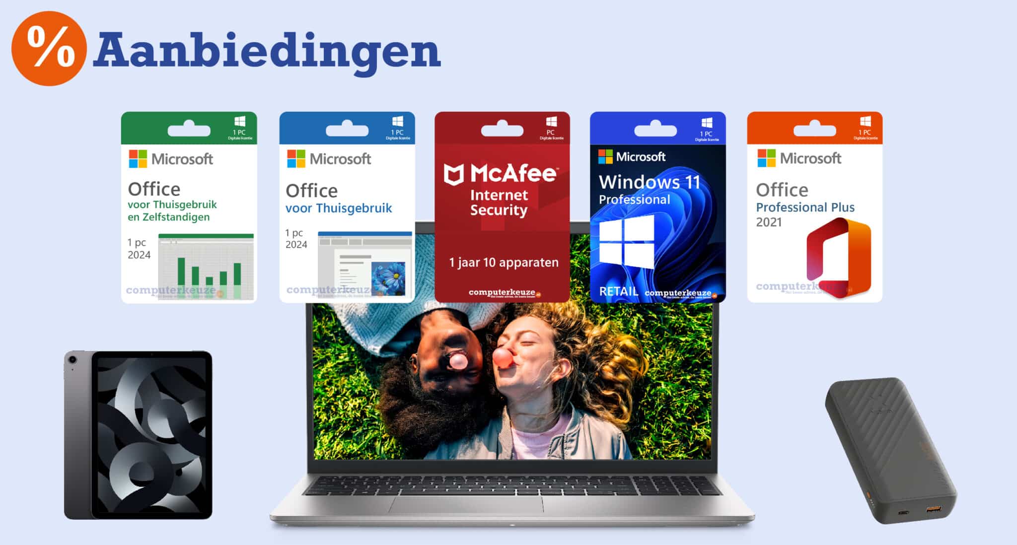 Office 2024 Office 2021 laptops refurbished laptops nieuw Mcafee Windows 11 licentie