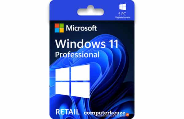 Goedkoop Windows 11 Prof RETAIL 5pc licentie kopen