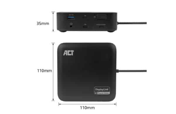 ACT Universeel USB-C Dockingstation 4K