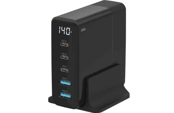 SITECOM 140W GaN Desk Charger 3x USB-C 3x USB-A
