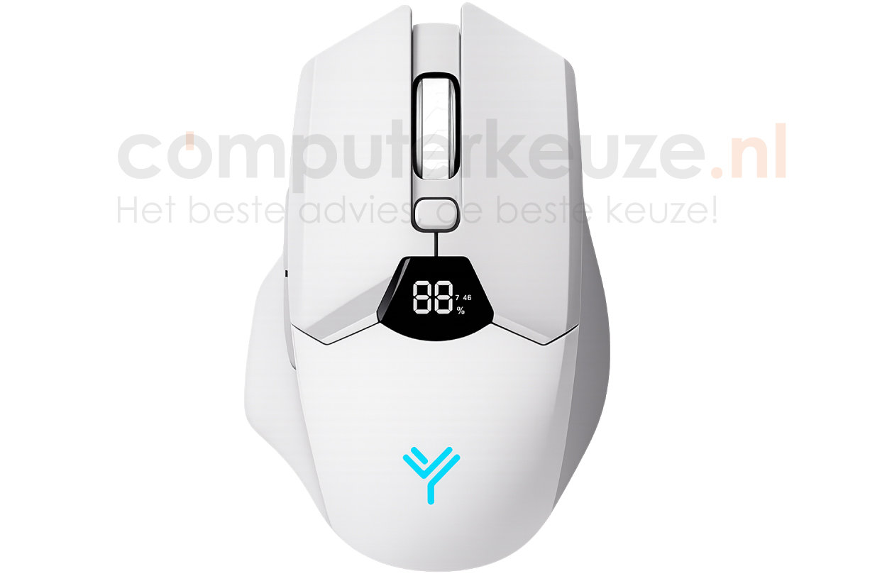 Draadloze Bluetooth gaming muis met led display