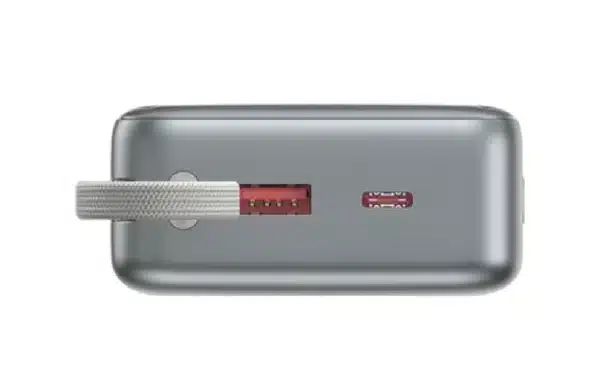 65W powerbank met geïntegreerde kabels 20000 mAh