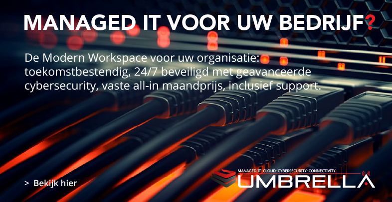 Umbrella Cloud Service Provider Managed IT Microsoft365 specialisten Cybersecurity